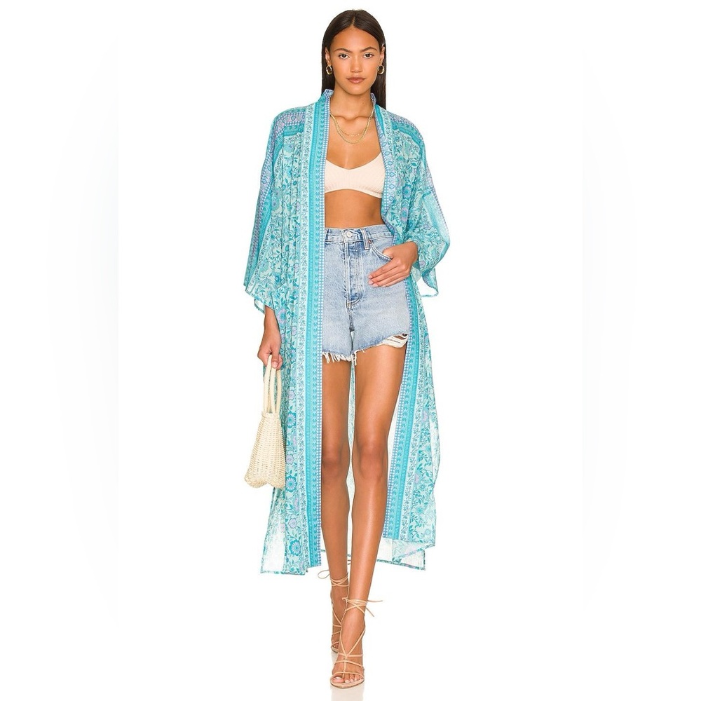 Spell x Revolve Exclusive! Utopia Kimono in Pacifica - M/L